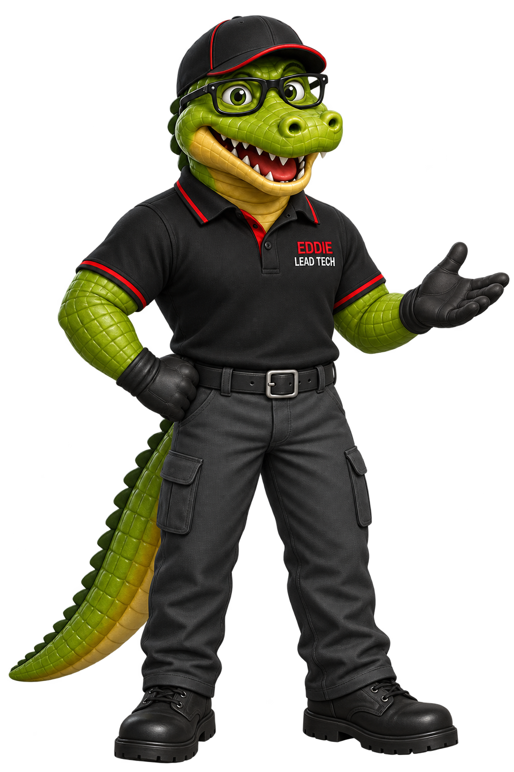 Eddie, Edgewood Tech Repair’s mascot